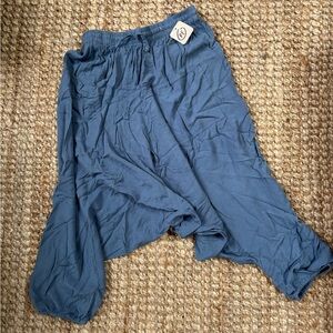 Women's Blue Harem Pants